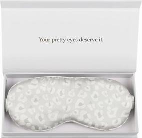 Silk Sleep Mask Light Blocking Luxury 100% Mulberry 22mm Silk Eye Mask Eye Cover Blindfold Ultra Soft Light & Comfy Anti Aging Skin Care with Travel Bag Gift Package