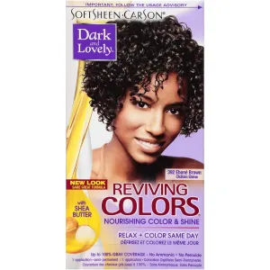 SoftSheen-Carson Dark and Lovely Reviving Colors Nourishing Color & Shine, Ebone Brown 392