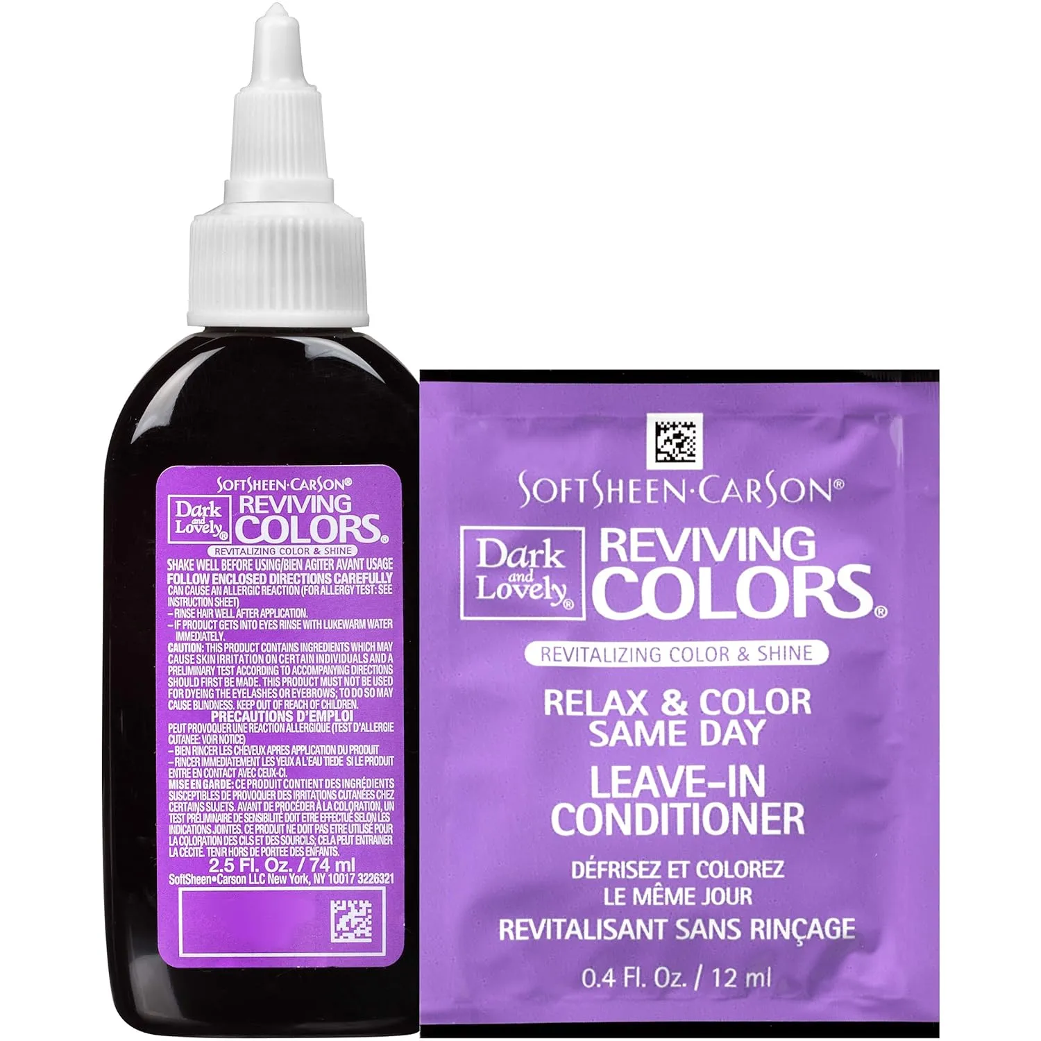 SoftSheen-Carson Dark and Lovely Reviving Colors Nourishing Color & Shine, Ebone Brown 392