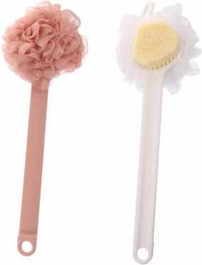 SOIMISS 2pcs Long Handle Shower Brush with Soft Bristles Bathing for Deep Cleansing and Skin Revitalization Bathroom Supplies for Men and