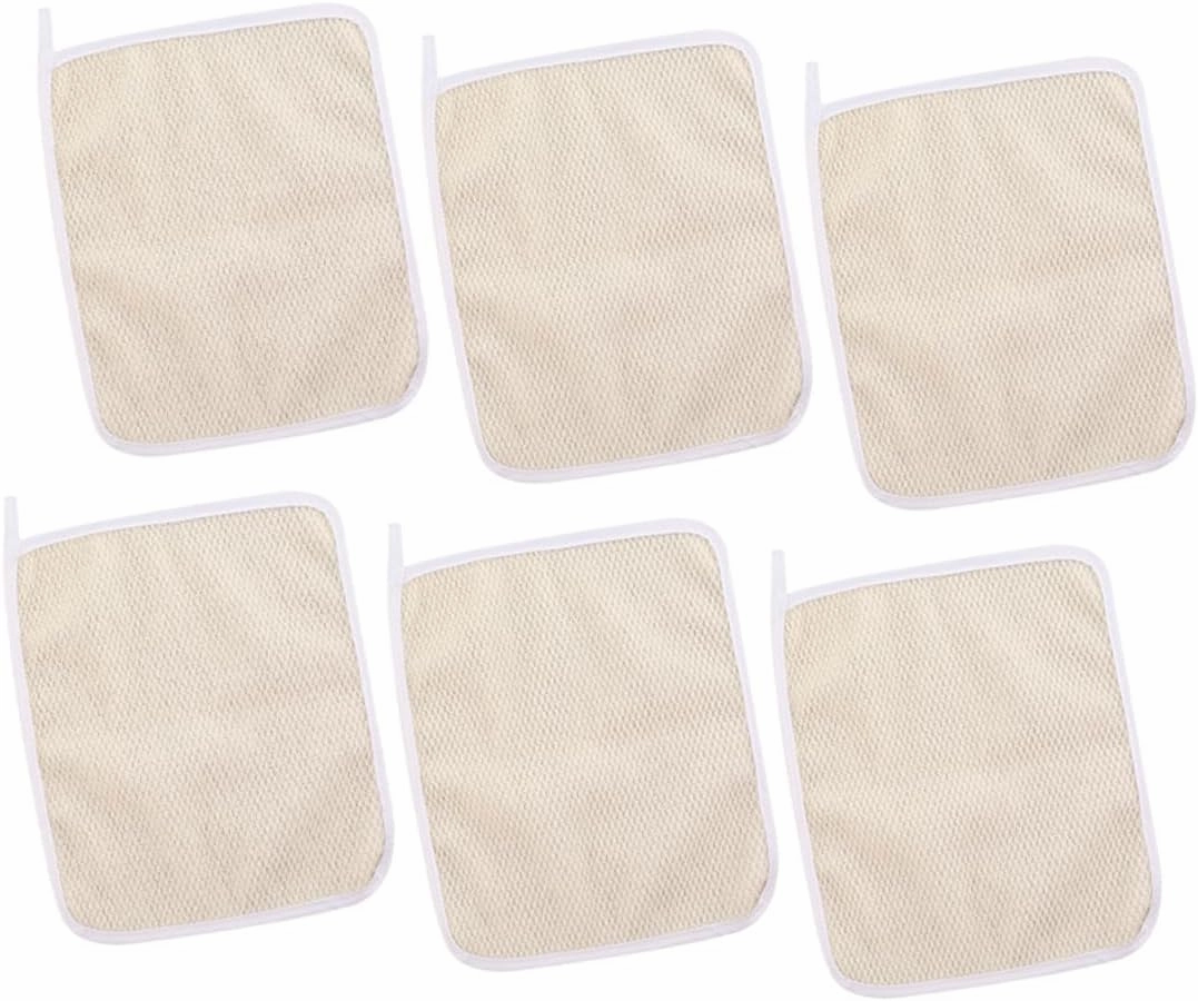 SOIMISS Nylon Back Scrubber Bath Towel Exfoliating Face Cloths Quick Dry Anti-Slip for Men Women