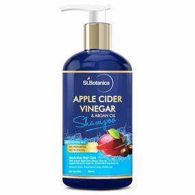 StBotanica Apple Cider Vinegar & Organic Argan Oil Hair Shampoo - 300ml - No Sulphate, No Parabens, No Silicon