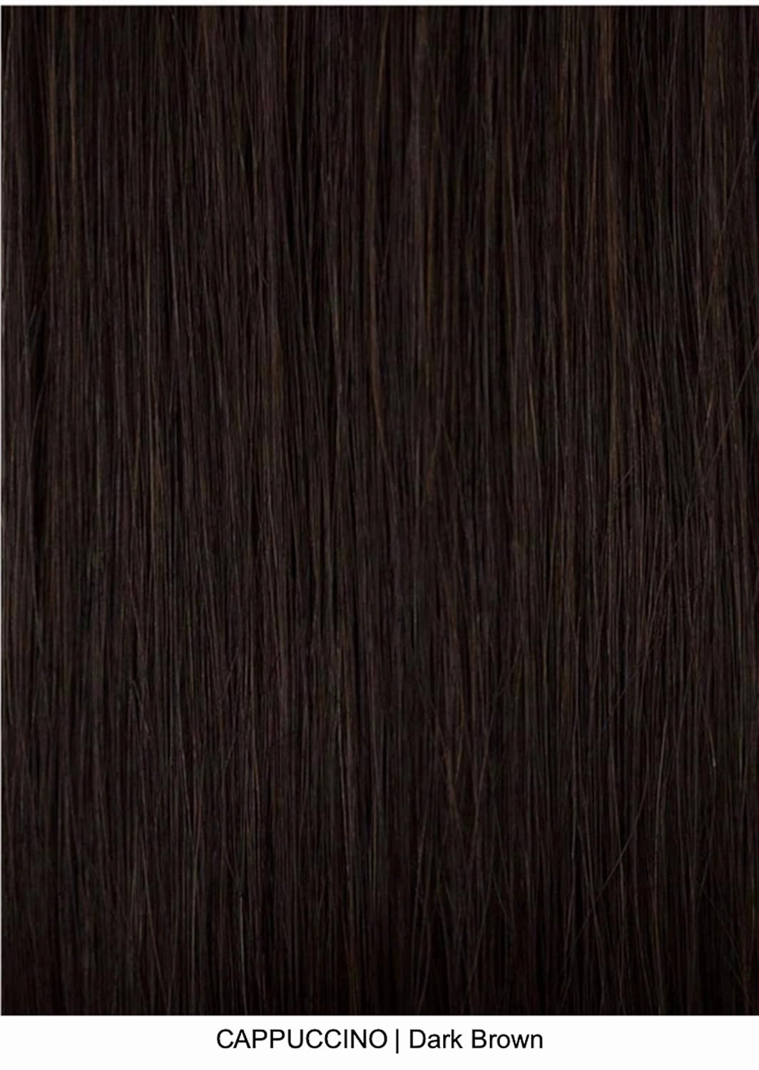STEVIE Double Mono Synthetic Wig by Amore, 5PC Bundle: Wig, 4oz Mara Ray Enriched Shampoo, Conditioner, Wide Tooth Comb, and 19 Page Belle of Hope Guide (Cappucino)
