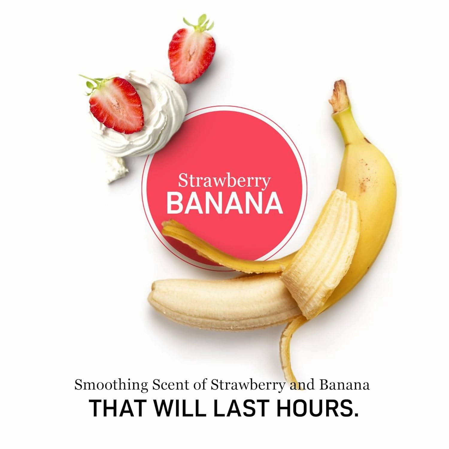 Strawberry Banana Smoothing Yogurt Shampoo – Frizz Control for Color-Treated Hair – Natural, Sulfate-Free, 8 oz