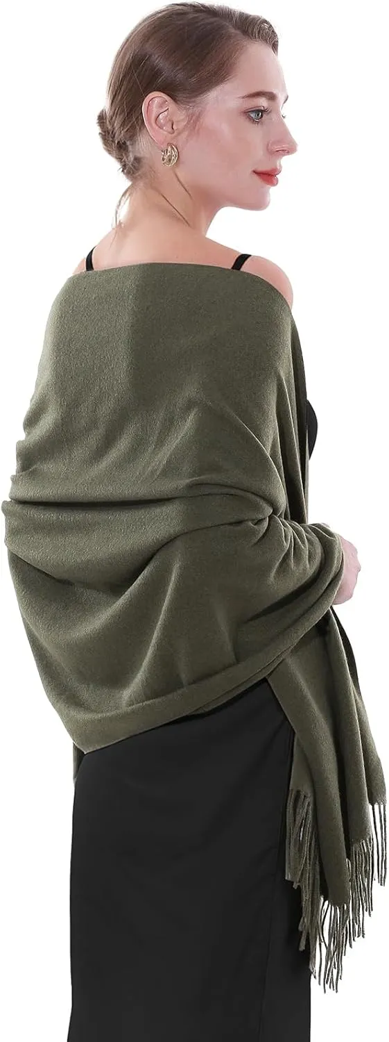 SWAT PANY Winter Scarfs for Women Pashmina Shawls and Wraps for Evening Dresses Warm Shawl Wraps for Women Weddings