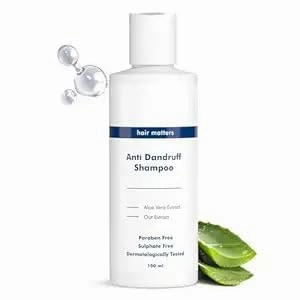 TA Anti Dandruff Shampoo, 5.5 Balanced pH & 3X Faster Reduction in Flaking, Itching, & Dry Scalp. Aloe Vera & Oat Extract, Dermatologically Tested (100 ml)