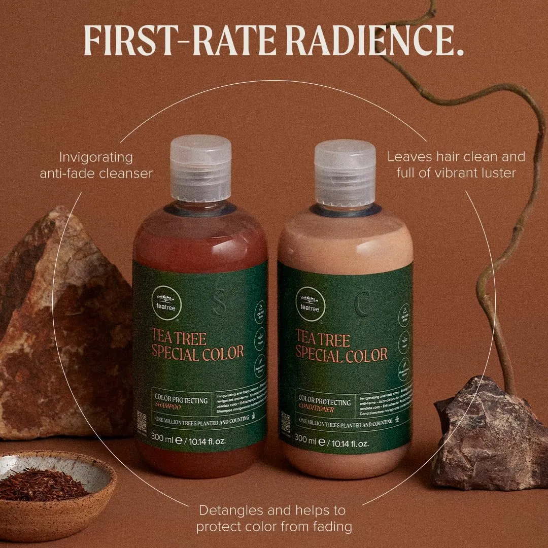 Tea Tree Special Color Shampoo, Gently Cleanses, Protects Hair Color, For Color-Treated Hair