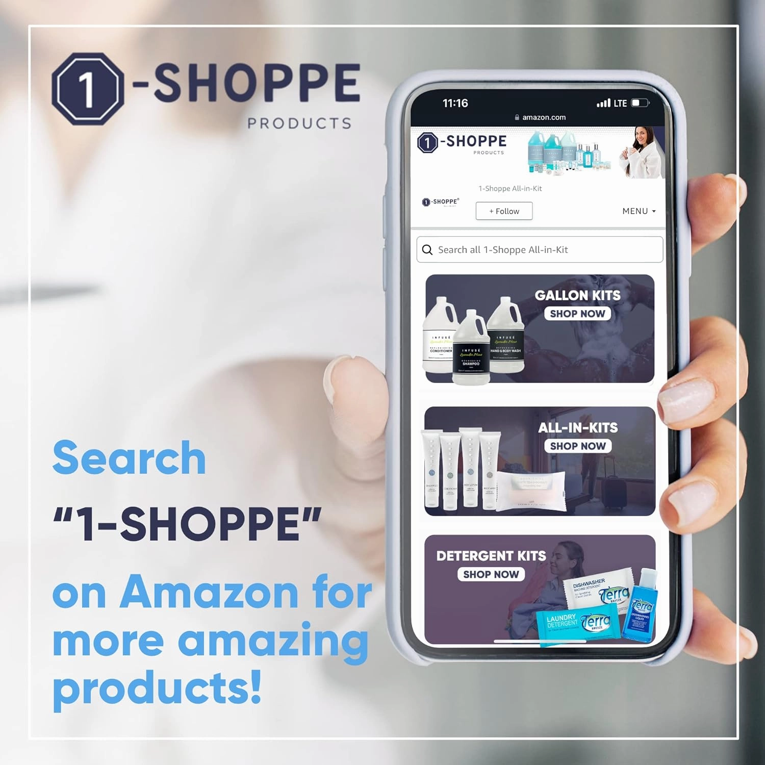 Terra Pure White Tea & Coconut Toiletries Set | 1-Shoppe Amenities Kit | 1oz Liquids, 1.25oz Bar Soap | Hotels, Airbnb & Rentals | 75 Pieces