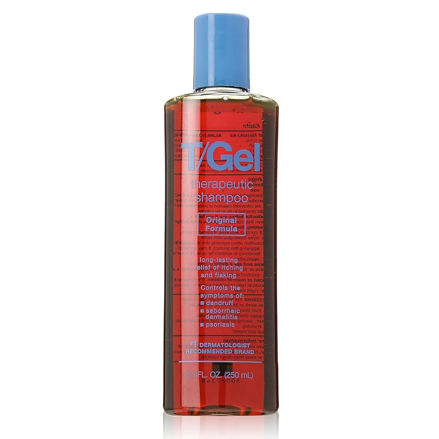 T/Gel Therapeutic Anti-Dandruff Shampoo, 8.5 Fl Oz, Original Formula, including Babapack Travel-size Bottle