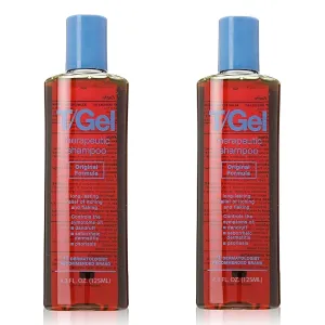 T/Gel Therapeutic Anti-Dandruff Shampoo, Original Formula, 4.3 oz (Pack of 2)