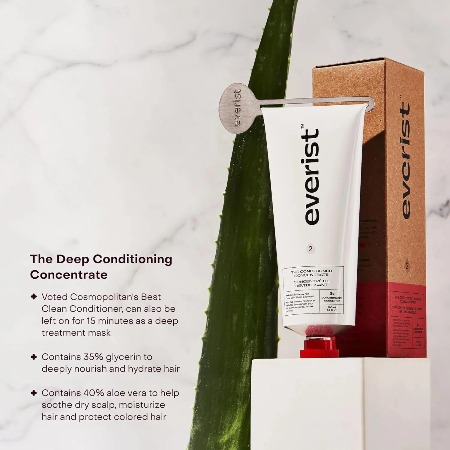 The Haircare Essentials Duo, Includes Shampoo & Deep Conditioner, Repairs Hair, Ideal for Sensitive Scalp, Hydration and Smoothing, Plant-based, Color-safe, 3.4 fl oz Each