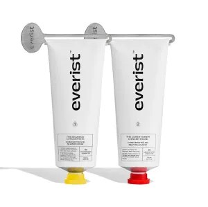 The Haircare Essentials Duo, Includes Shampoo & Deep Conditioner, Repairs Hair, Ideal for Sensitive Scalp, Hydration and Smoothing, Plant-based, Color-safe, 3.4 fl oz Each