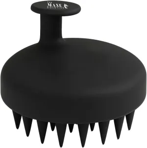 The Mane Scalp Massager: Soft Scalp Brush for Hair Growth & Dandruff – Scalp Exfoliator for Healthy Roots – Shampoo Brush for Wet & Dry Hair, Black