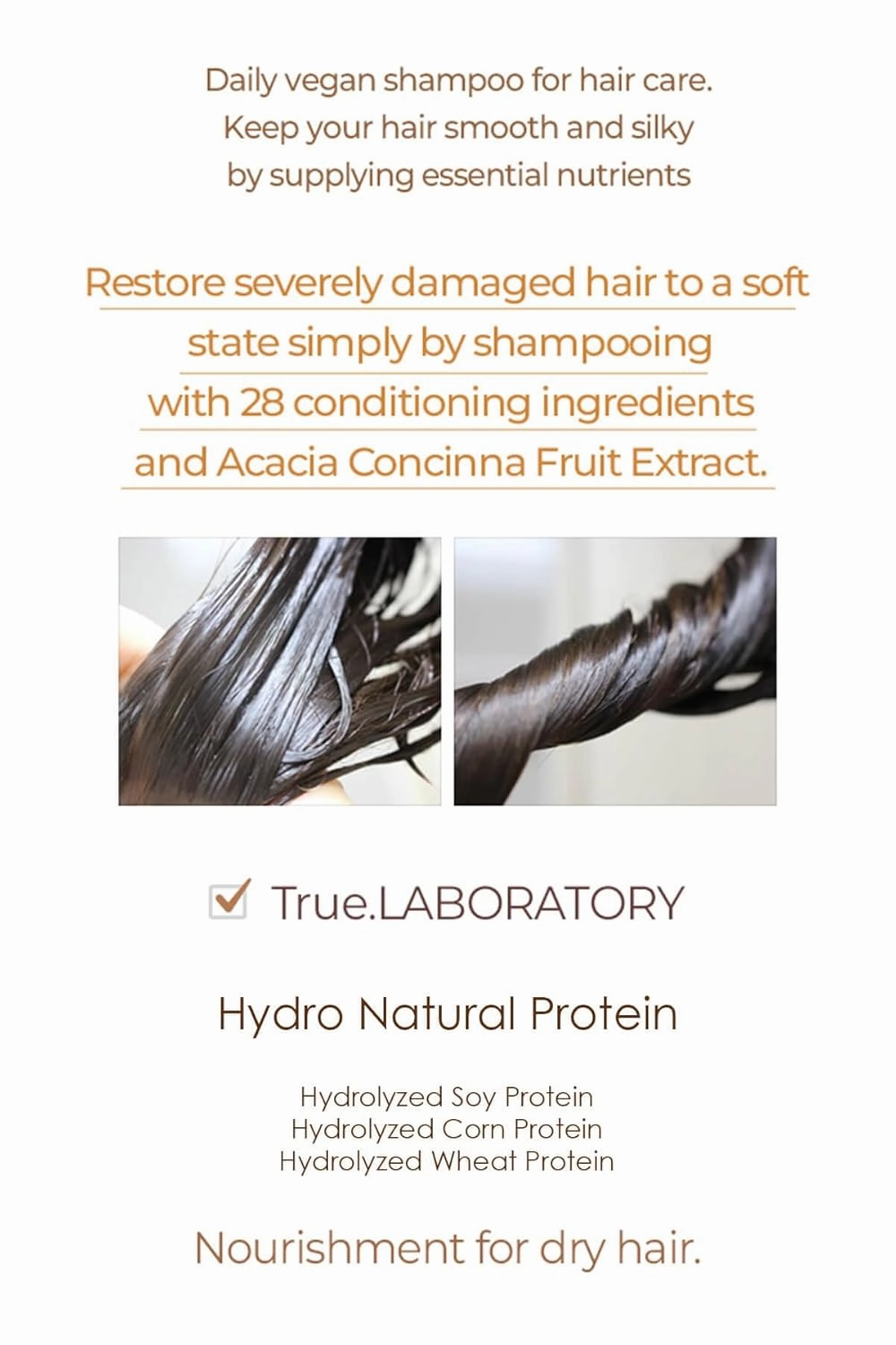 TheMogan True.LAB Botanic Pomegranate Shampoo Natural Damaged Hair Nutrition Care, Essential Oil & Plant Based Protein 470ml