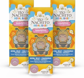 Tio Nacho TIO Nachito Hypoallergenic Baby Shampoo with Royal Jelly & Chamomile - Gentle, Tear-Free Body Wash, 13.5 fl oz (Pack of 3)