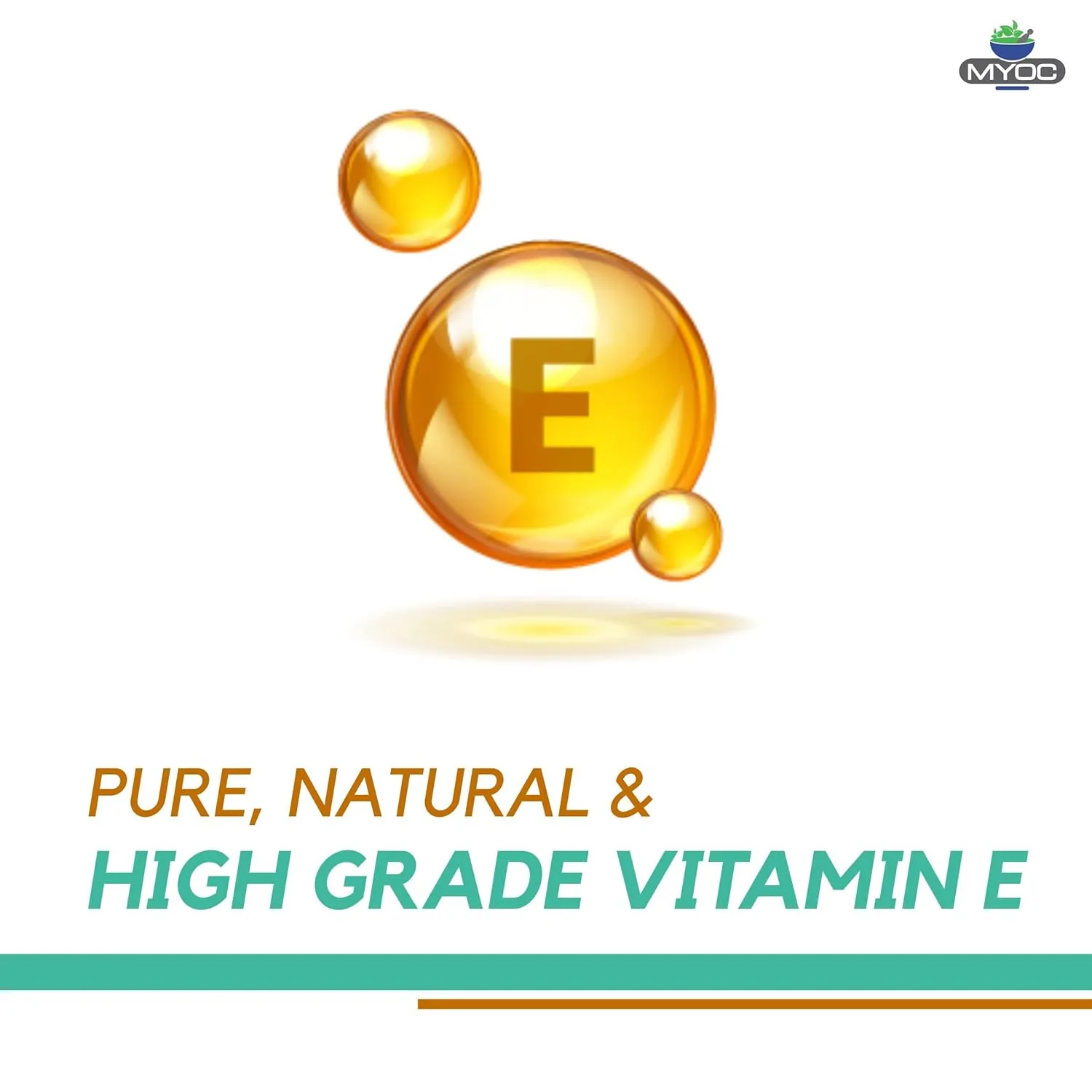 Tocopherol Acetate Vitamin E Pure Pale Yellow Cosmetic Grade Raw Material for DIY Creams Soaps Lotion Shampoo & Serum, Moisturizes & Nourishes skin - 50 ml