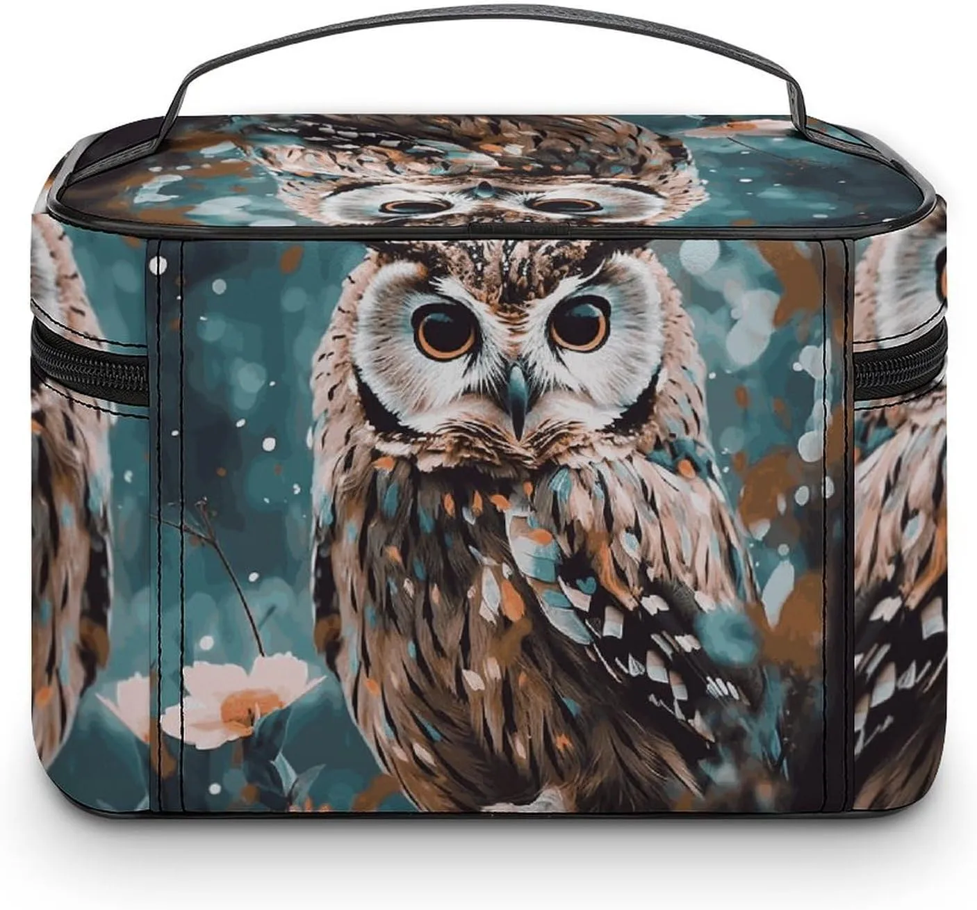 Travel Toiletry Bag for Women And Men,Animal Cute Owl Toiletry Organizer, Makeup Bag Travel Organizer for Shampoo,Toiletries