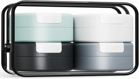Travel Containers for Toiletries, Magnetic Travel Containers, TSA Approved Cream Jars with Toiletry Bag, Leak-proof Small Jars with Multiple Labels for Better Organization