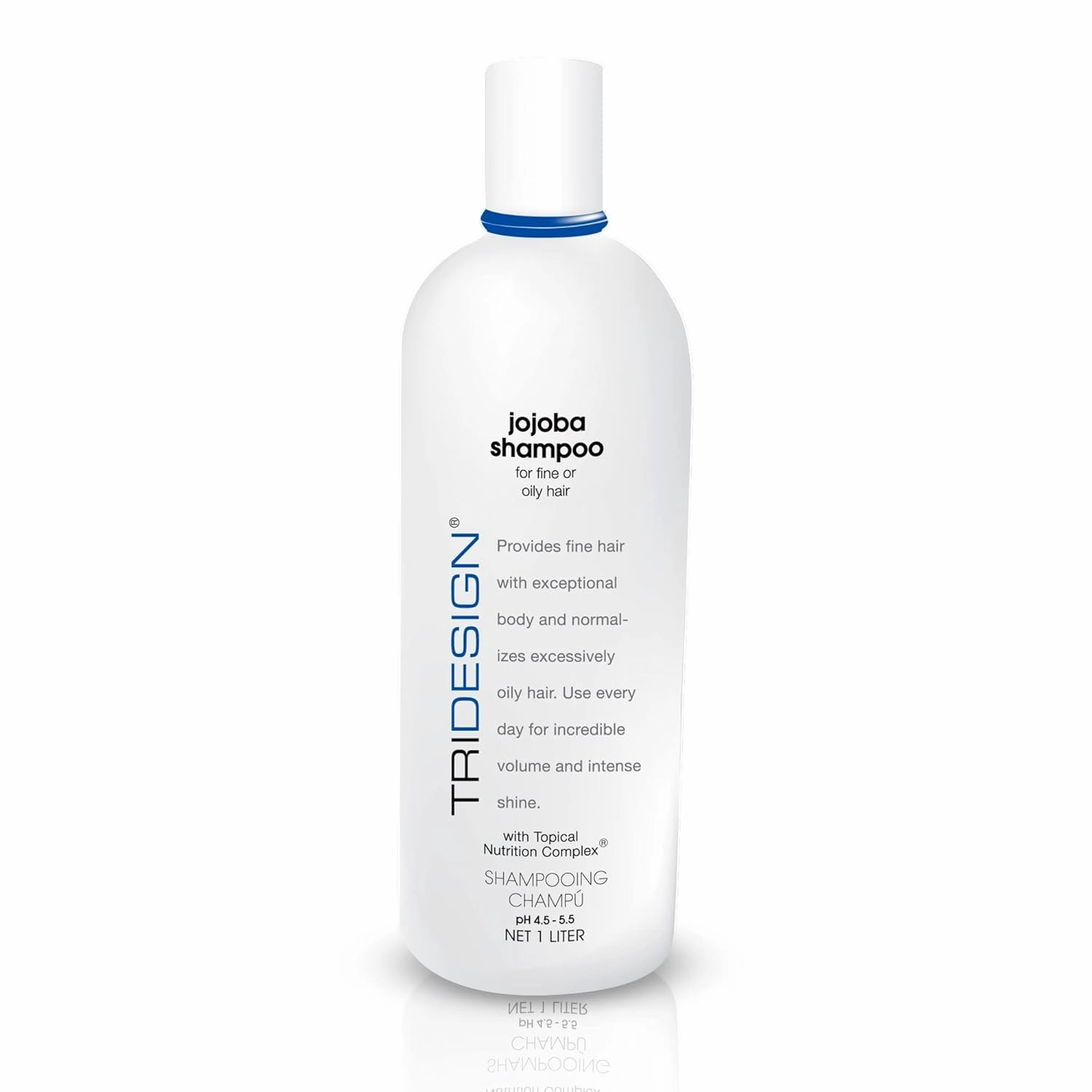 TRI Design Moisturizing Shampoo – Anti-Thinning, Growth & Thickening with Jojoba, Panthenol, Collagen, & Henna for Dry, Fine, Oily Hair – 32 oz