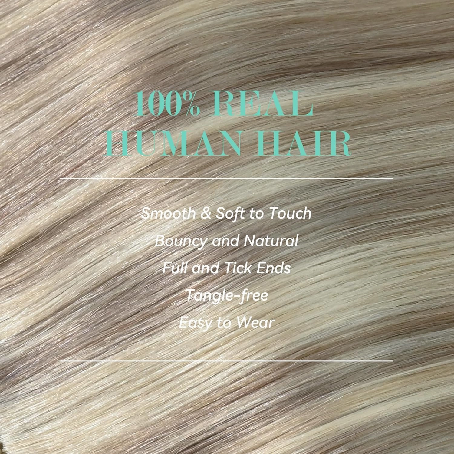 Ukira Ash Blonde Hair Extensions Clip in Real Human Hair, 12 Inch 70g 7pcs 18/613 Mixed Bleach Blonde Clip in Hair Extensions Real Human Hair, Natural Straight Remy Human Hair Clip ins for Women