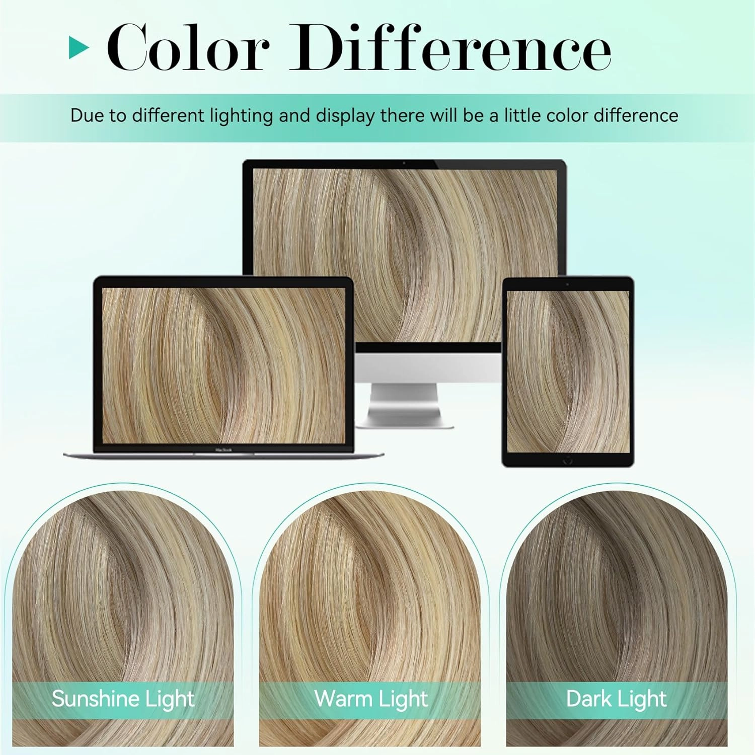 Ukira Ash Blonde Hair Extensions Clip in Real Human Hair, 12 Inch 70g 7pcs 18/613 Mixed Bleach Blonde Clip in Hair Extensions Real Human Hair, Natural Straight Remy Human Hair Clip ins for Women