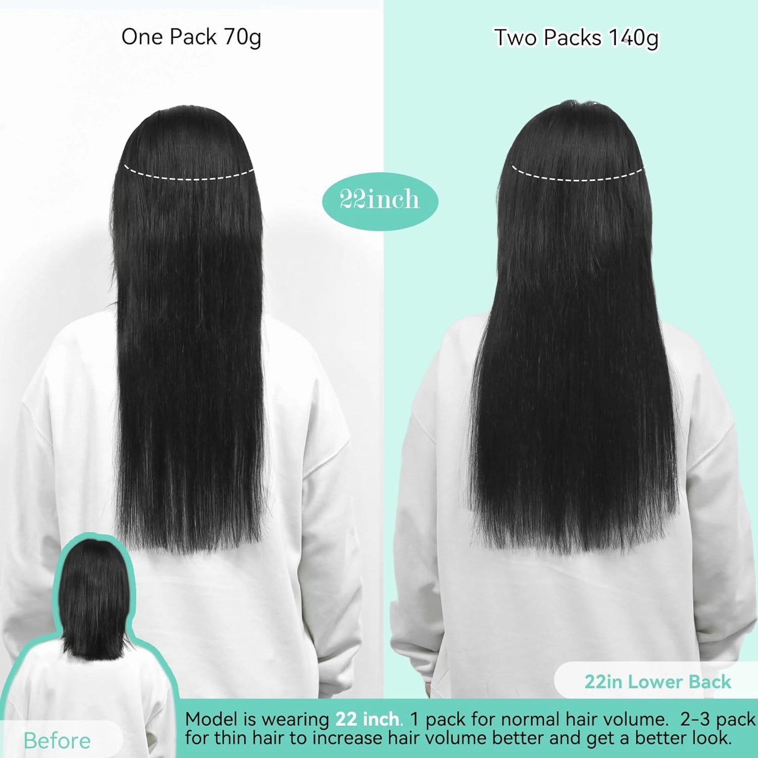 Ukira Ash Blonde Hair Extensions Real Human Hair, 22 Inch 70g 7pcs 18/613 Mixed Bleach Blonde Clip in Hair Extensions Human Hair, Soft Natural Straight Remy Human Hair Clip in Extensions for Women