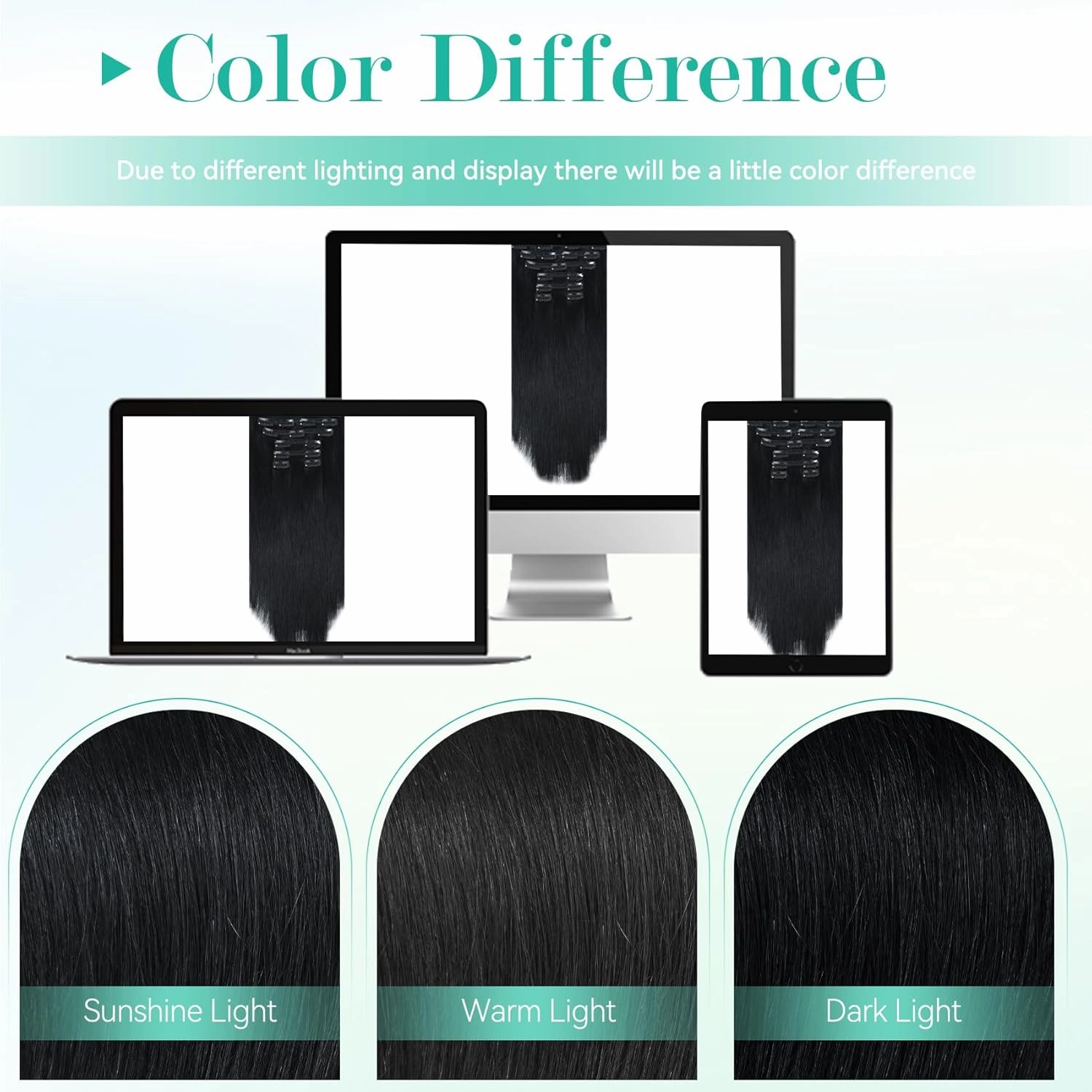 Ukira Black Hair Extensions Real Human Hair, 20 Inch 120g 7pcs #1 Jet Black Human Hair Extensions Clip ins, Natural Soft Straight Remy Human Hair Clip in Extensions for Women
