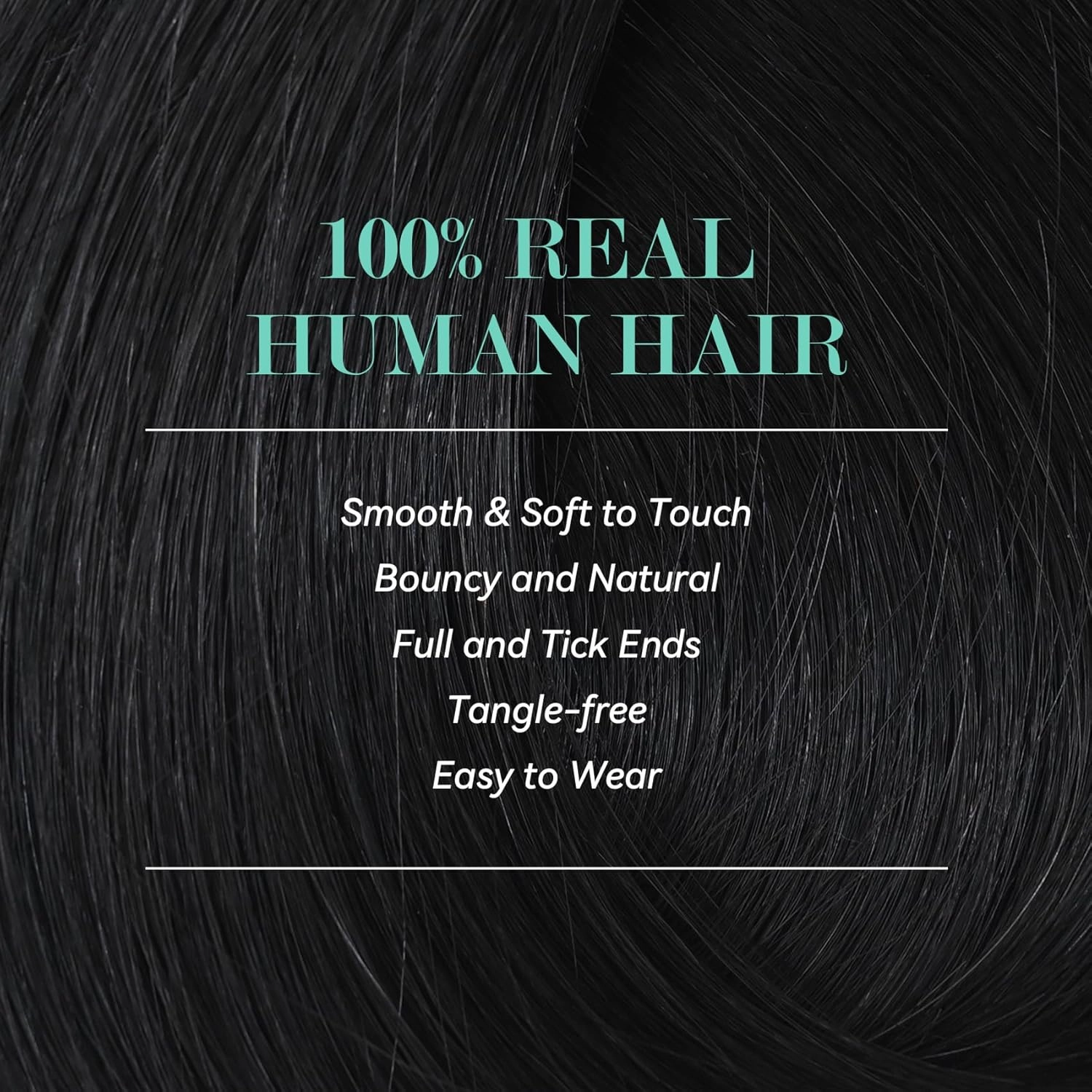Ukira Black Hair Extensions Real Human Hair, 70g 15 Inch 7pcs 1B Natural Black Clip in Hair Extensions, Silky Natural Straight Remy Human Hair Clip in Extensions for Women