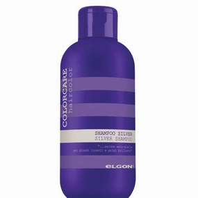unwanted yellow light and gray hair shampoo COLORCARE SILVER, 300 ml Paraben Free