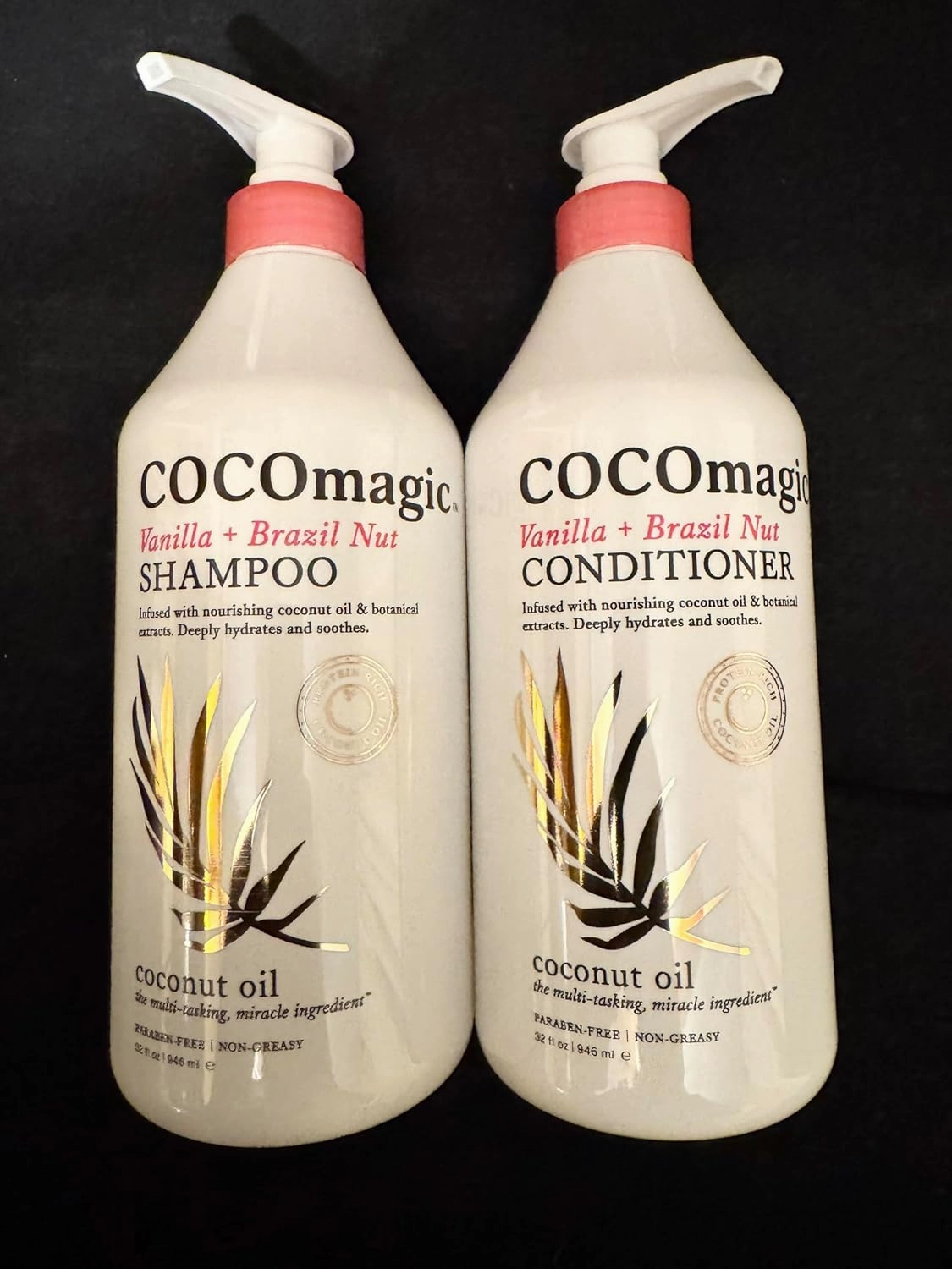 Vanilla   Brazil Nut Shampoo and Conditioner