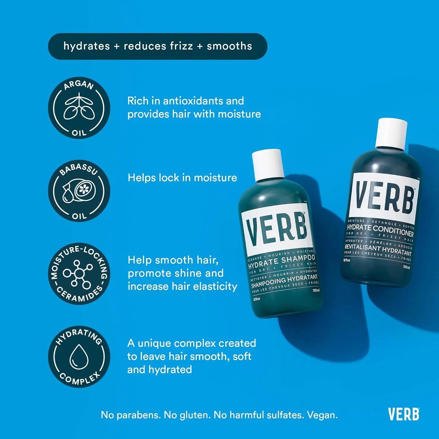 VERB® Dandruff Shampoo - for Gentle Cleansing and Clinical Strength Dandruff Relief with 3% Salicylic Acid