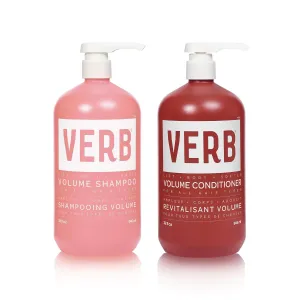 VERB Volume Shampoo & Conditioner Duo- Cleanses, Softens   Lifts Flat Hair