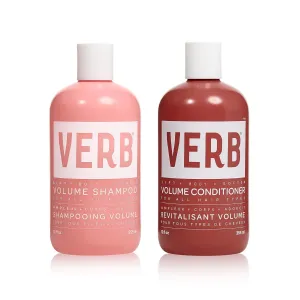 VERB Volume Shampoo & Conditioner Duo- Cleanses, Softens   Lifts Flat Hair