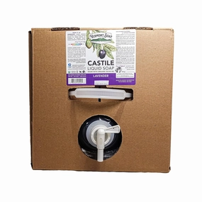 Vermont Castile Soap Lavender, Gentle Liquid Soap for Sensitive Skin & Natural Body Wash, Organic Hair Shampoo for Oily Hair, Aloe Castile Soap for Men & Women - 5 Gallon