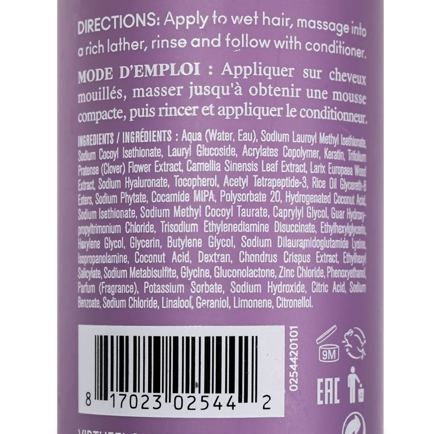VIRTUE Flourish Sulfate Free Shampoo for Thinning Hair, Volumizing Hair Growth Product, Detoxifies and Repairs, Color Safe