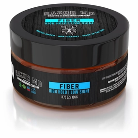 Water-Based Fiber Hair Styling Products for Men With High Hold And Low Shine Matte Finish, Thickens & Adds Texture, Hair Product To Fix, Form, Shape, Fiber Wax & Hair Gel Fans, 3.75 oz