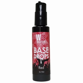 Watercolors Base Drops, Water-Based Formula with Nano-Pigments for Ultimate Versatility in Fashion Color Maintenance, Temporary Hair Dye Color Booster, Cruelty-Free, 4 oz, RED