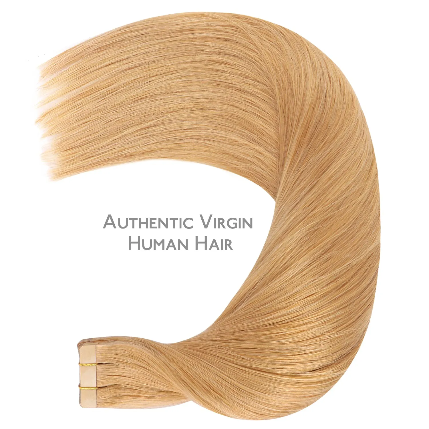 WENNALIFE Tape in Hair Extensions Human Hair, 20pcs 50g 14 inch Strawberry Blonde Remy Hair Extensions Straight Human Hair Tape in Extensions Skin Weft Tape Extensions Human Hair