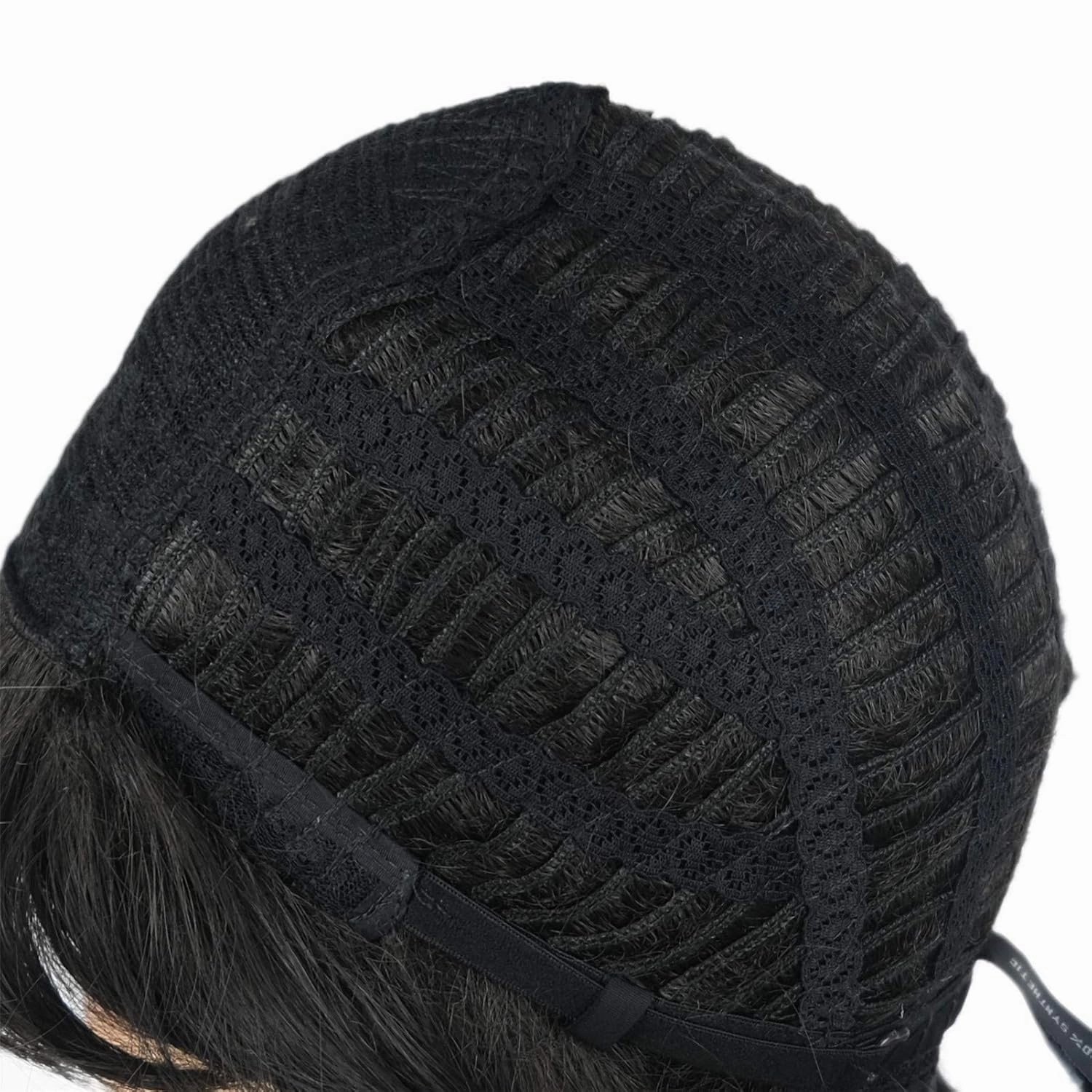 Wiginway Short Natural Black Layered Shaggy Wavy Wigs 100% Imported Premium Hair Heat Resistant Synthetic for Women 6 Inch