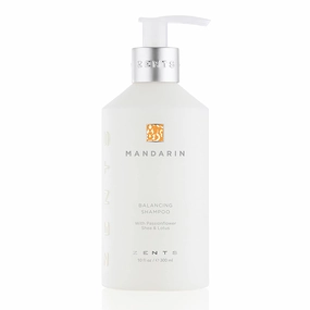 Zents Balancing Shampoo, Color Safe and Sulfate-Free with Organic Shea Butter & Lotus for All Hair Types, 10 fl oz