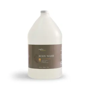 Zogics Organics Body Wash – Moisturizing Body Wash for Men and Women, Plant-Based Formula Made with Essential Oils, Great as Body Wash Refill in Facilities, Honey Coconut Scent (1 Gallon)