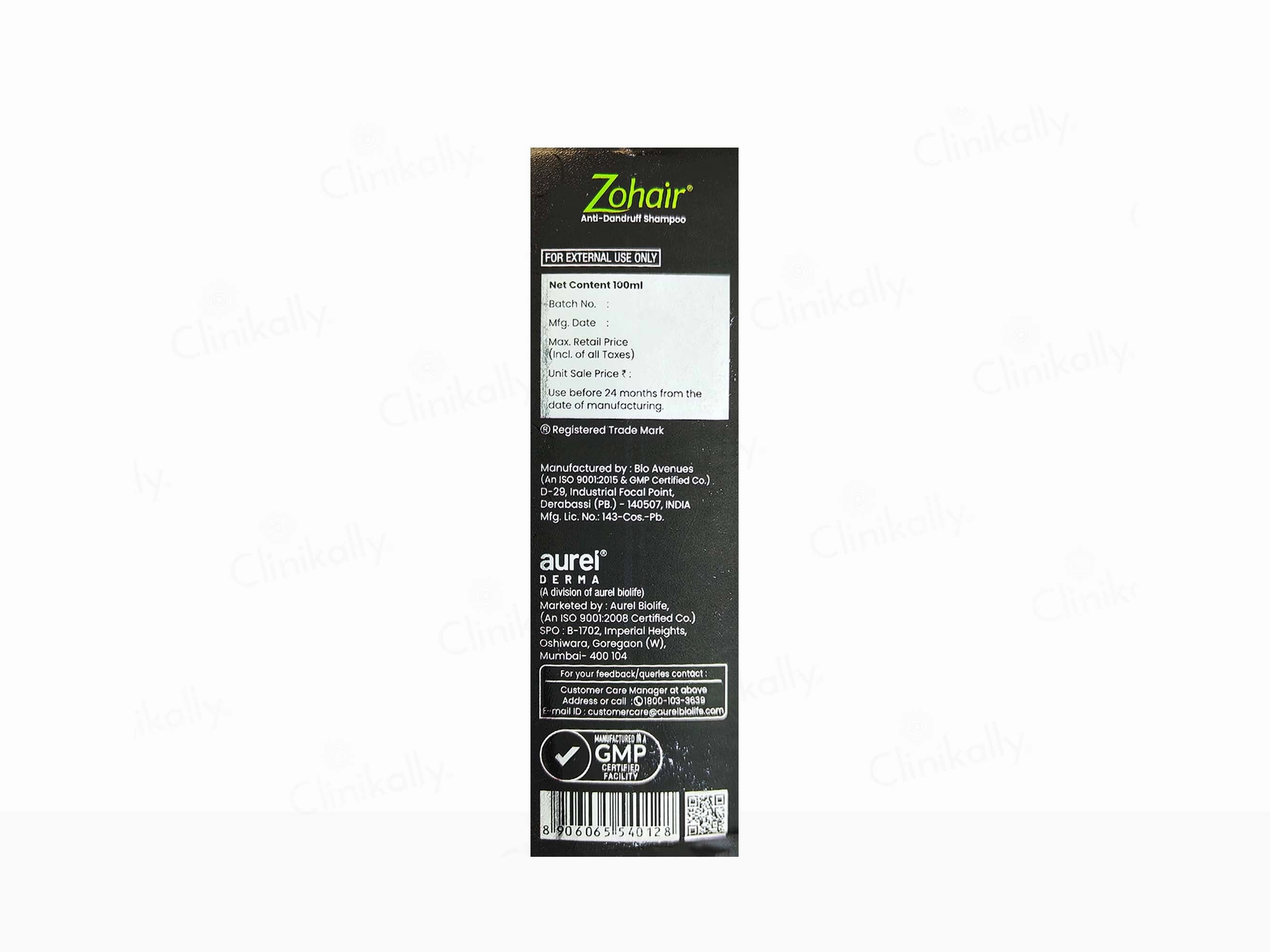 Zohair Anti-Dandruff Shampoo